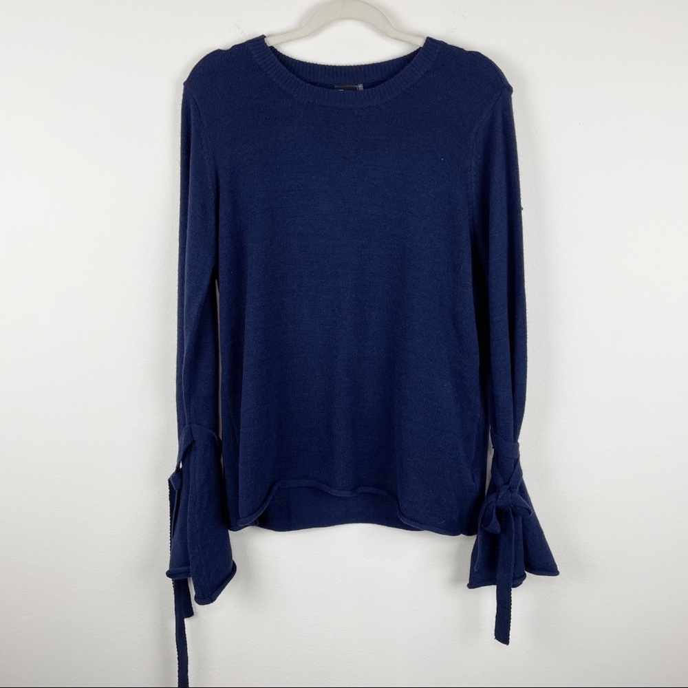 LOVE TOKEN | Long Sleeve With Tie Detail Sweater